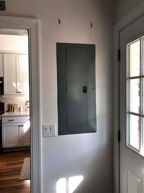 wall hanging to cover electrical box|can you cover electrical panels.